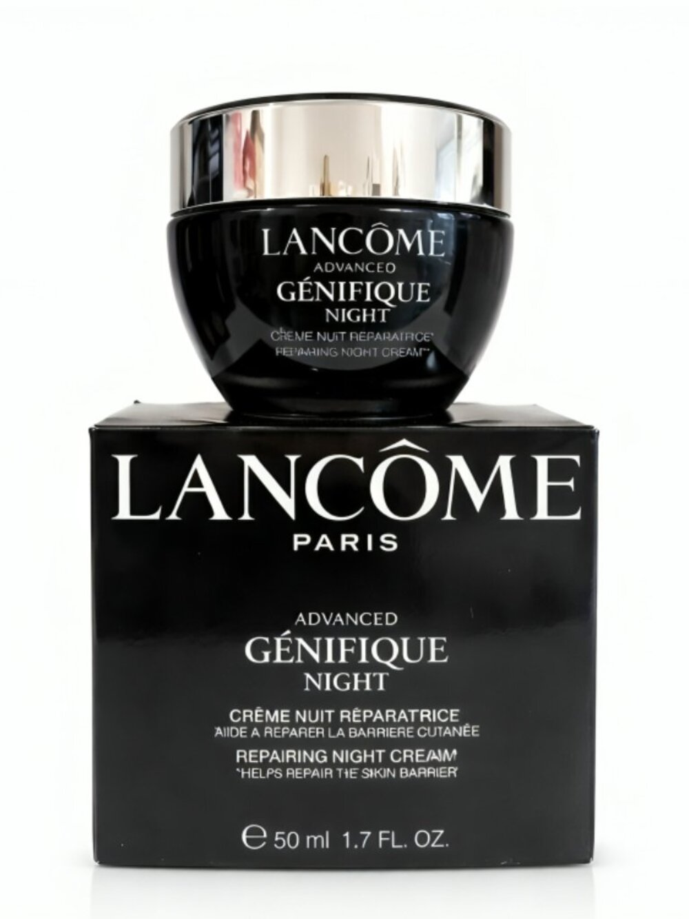 Lancome Advanced Genifique Repairing Night Cream 1.69 oz New And Sealed.